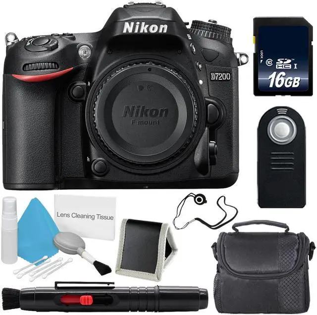 Alt view image 7 of 7 - Nikon D7200 24.2MP Digital SLR Camera Body Only + 8GB Accessory Kit (International Version)