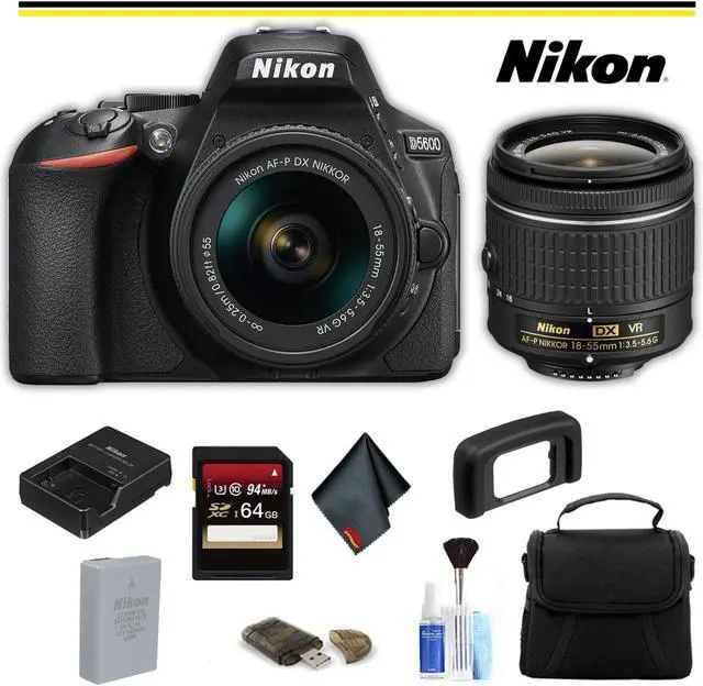 Alt view image 5 of 7 - Nikon D5600 DSLR Camera with 18-55mm Lens Starter Bundle - (Intl Model)