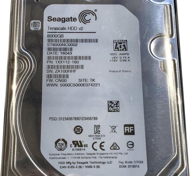 Seagate ST8000NC0002 Enterprise NAS 8TB 3.5