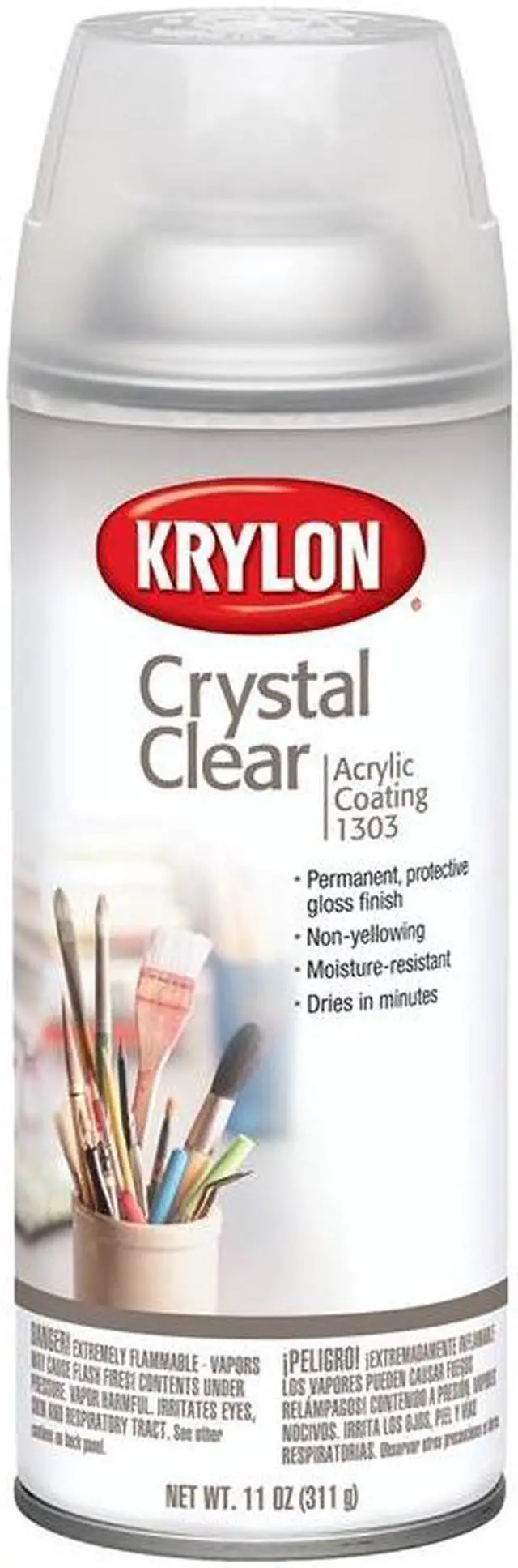 Alt view image 3 of 3 - Crystal Clear Acrylic Coating Aerosol Spray-11 Ounces