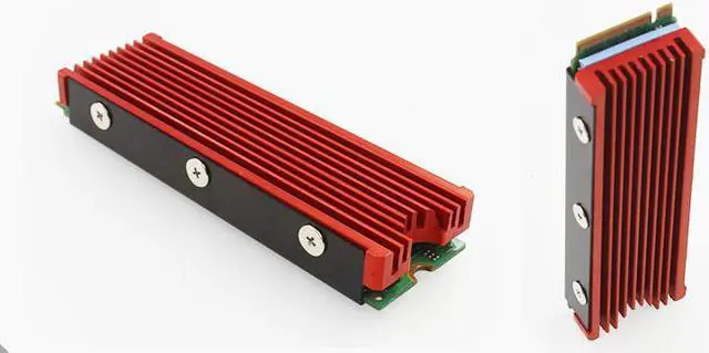Alt view image 5 of 7 - M.2 NVMe Heatsink for SM951 SM961 950PRO XP9410 M.2 SSD Cooling Heatsink