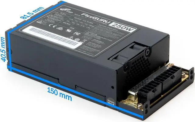 Alt view image 2 of 7 - FSP Mini ITX Solution / Flex ATX 250W Fully Modular Cable Management Efficiency >85% Full Range Active PFC Power Supply (FSP250-50FGBBI(M)) Flex Guru 250W (New Edition)