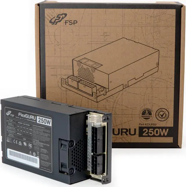 Main image of FSP Mini ITX Solution / Flex ATX 250W Fully Modular Cable Management Efficiency >85% Full Range Active PFC Power Supply (FSP250-50FGBBI(M)) Flex Guru 250W (New Edition)