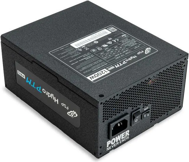 Alt view image 3 of 8 - FSP Hydro PTM Pro 1200W 80 Plus Platinum Full Modular ATX 12V v2.5 Active PFC Power Supply 10 Year Warranty (HPT2-1200M)