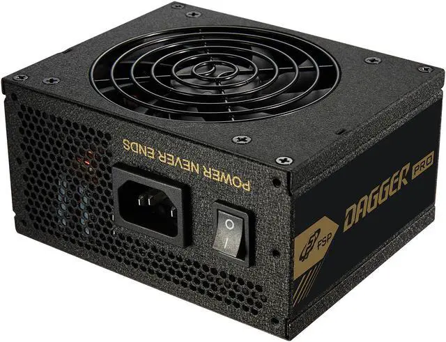 Alt view image 2 of 6 - FSP Dagger Pro 850W Mini ITX Solution / SFX 12V / Micro ATX 80 Plus Gold Certified Full Modular VR / 4K Ready Gaming Power Supply (SDA2-850)