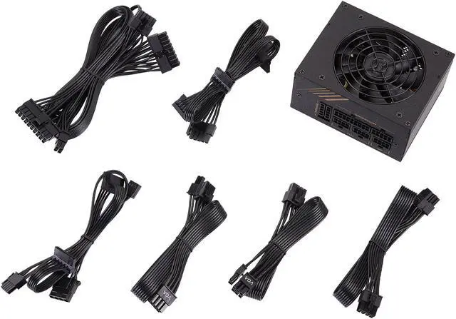 Alt view image 6 of 6 - FSP Dagger Pro 850W Mini ITX Solution / SFX 12V / Micro ATX 80 Plus Gold Certified Full Modular VR / 4K Ready Gaming Power Supply (SDA2-850)