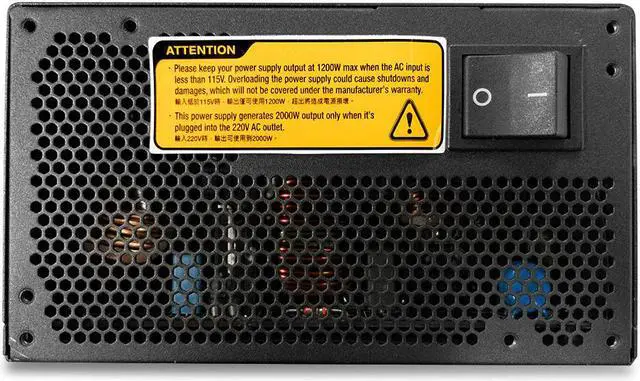 Alt view image 6 of 6 - FSP CANNON PRO 2000W ATX 12V & EPS 12V 80 Plus Gold Certified Fully Modular Power Supply