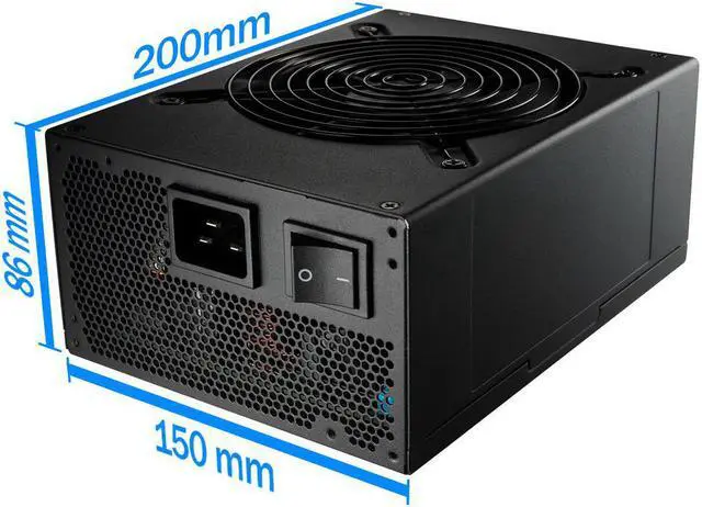 Alt view image 2 of 6 - FSP CANNON PRO 2000W ATX 12V & EPS 12V 80 Plus Gold Certified Fully Modular Power Supply