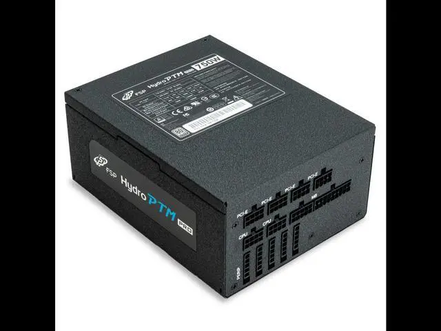 Alt view image 14 of 14 - FSP Hydro PTM Pro 750W 80 Plus Platinum Full Modular ATX 12V Power Supply (HPT2-750M)