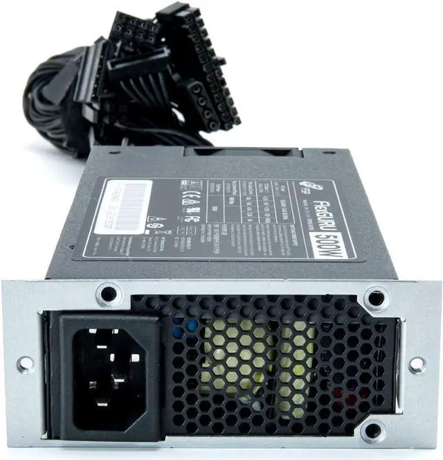 Alt view image 3 of 5 - FSP FlexGURU Pro Power Supply, Flex ATX 500W, 80 Plus Gold, 5 Year Warranty (FSP500-57FDB)
