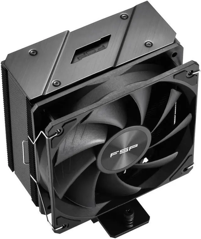 Alt view image 4 of 6 - FSP NP5 Black CPU Cooler,120mm Quiet Fan,4 Copper Heat Pipes Compitable with Latest CPU LGA 1851/1700 / 1200 and AM4 / AM5 with 3 Years Warranty (NP5-Black)