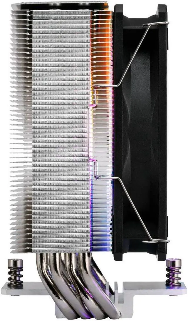 Alt view image 6 of 6 - FSP NP5 CPU Cooler, 120mm ARGB Fan, 4 Copper Heat Pipes, Quiet Operation, and Universal Compatible with Latest CPU LGA 1851/1700 / 1200 and AM4 / AM5 with 3 Years Warranty (NP5-ARGB)