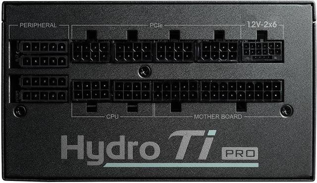 Alt view image 7 of 7 - FSP Hydro Ti PRO 1000W Power Supply, 80 Plus Titanium, ATX3.1/PCIe 5.1, Full Modular (HTI-1000M-GEN5)