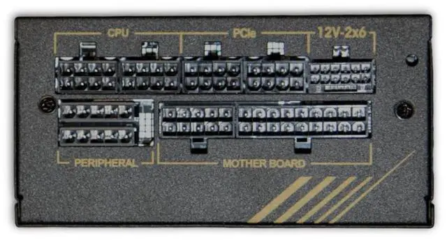 Alt view image 4 of 7 - FSP Dagger Pro SFX Power Supply, 80 Plus Gold, ATX 3.1 PCIe 5.1, Full Modular (SDA2-850-Gen5)