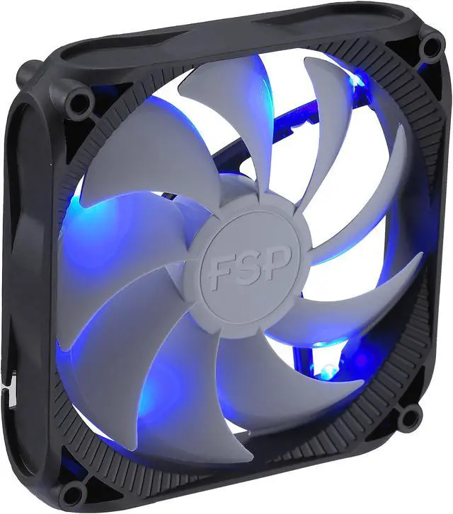Main image of FSP Group 120mm Quiet Sleeve Bearing Case Fan Blue LED for Computer Cases (CF12S11)
