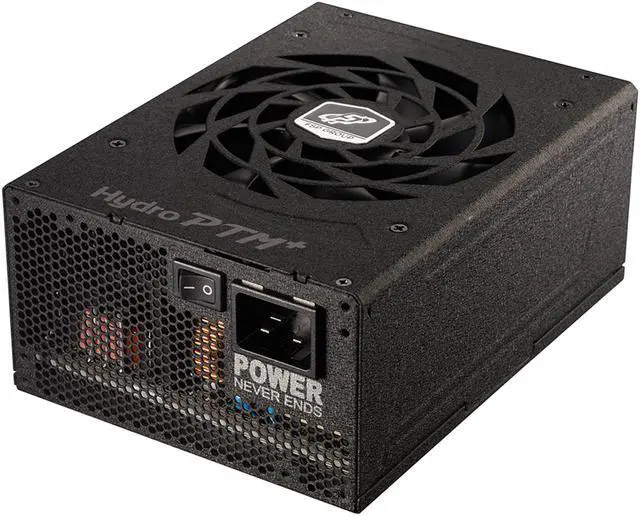 Alt view image 4 of 7 - FSP Hydro PTM+ 1200W Liquid-Cooled PSU with RGB Lights in Water Block & 80PLUS Platinum Certified Full Modular ATX12V/EPS12V (HPTM+ 1200W)