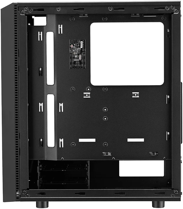 Alt view image 6 of 6 - FSP ATX Mid Tower PC Gaming Case with a Translucent Tempered Glass Side Panel and 1 ARGB Fan & Light Bar (CMT350)