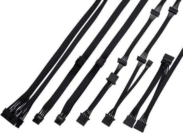 Alt view image 5 of 15 - FSP Hydro G PRO 1000W 80 Plus Gold Full Modular ATX 12V V2.52 Active PFC Power Supply with 10-Year Warranty (HG2-1000)