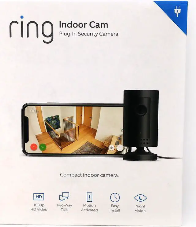 Alt view image 7 of 20 - Ring - Indoor Wireless 1080p Security Camera - Black