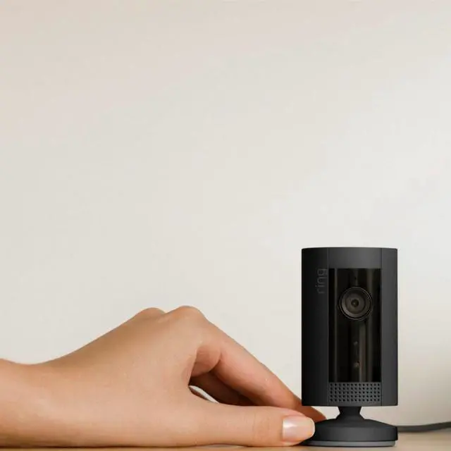 Alt view image 10 of 20 - Ring - Indoor Wireless 1080p Security Camera - Black