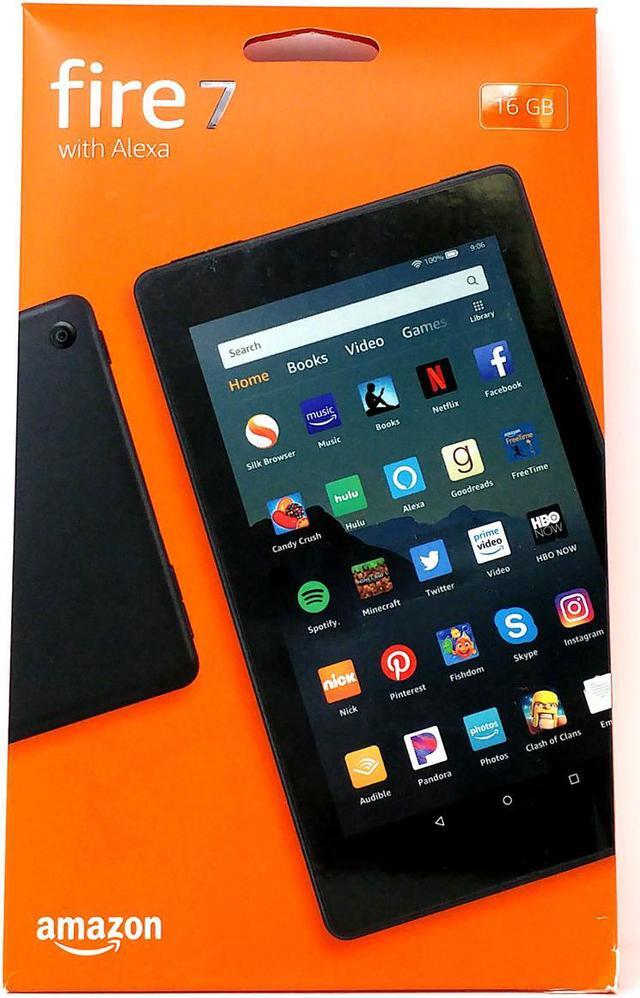 Alt view image 20 of 20 - Amazon Fire 7 2019 7" Tablet 16GB Black B07FKR6KXF