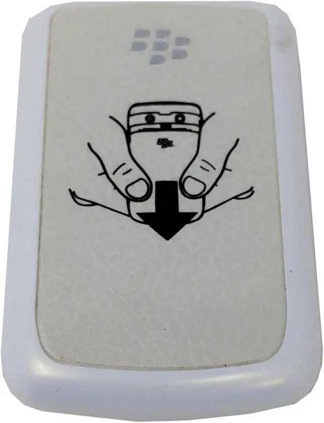 Alt view image 4 of 6 - Back Cover for BlackBerry Bold 9700 - White