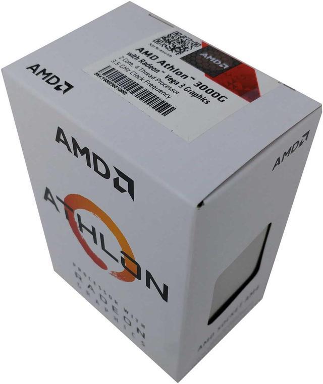 Alt view image 6 of 17 - AMD Athlon 3000G Picasso (Zen+) 3.5GHz Dual-Core Unlocked OC AM4 Processor with Vega 3 Graphics
