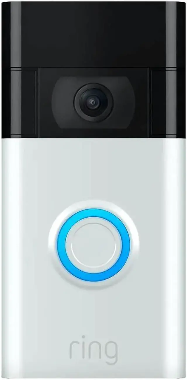 Alt view image 2 of 9 - Ring Video Doorbell - 1080p HD video - 2nd Gen – Satin Nickel  B08N5NQ869