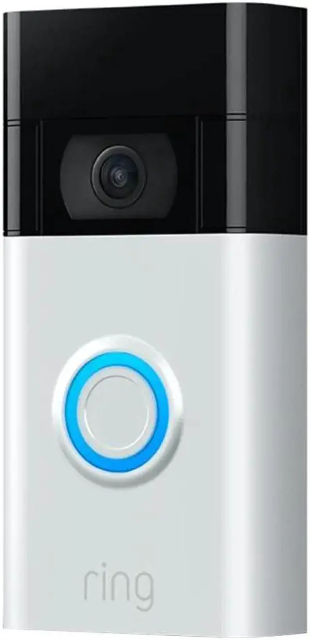 Alt view image 5 of 9 - Ring Video Doorbell - 1080p HD video - 2nd Gen – Satin Nickel  B08N5NQ869