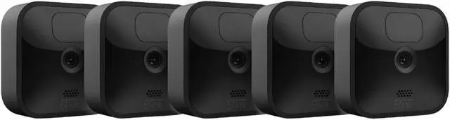 Alt view image 5 of 11 - Blink Outdoor – wireless, weather-resistant HD security camera with two-year battery life and motion detection – 5 camera kit
