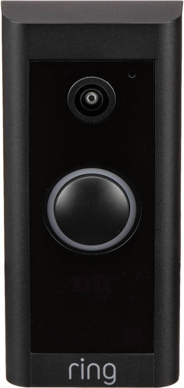 Alt view image 11 of 20 - Ring Wi-Fi Video Doorbell Wired - Black