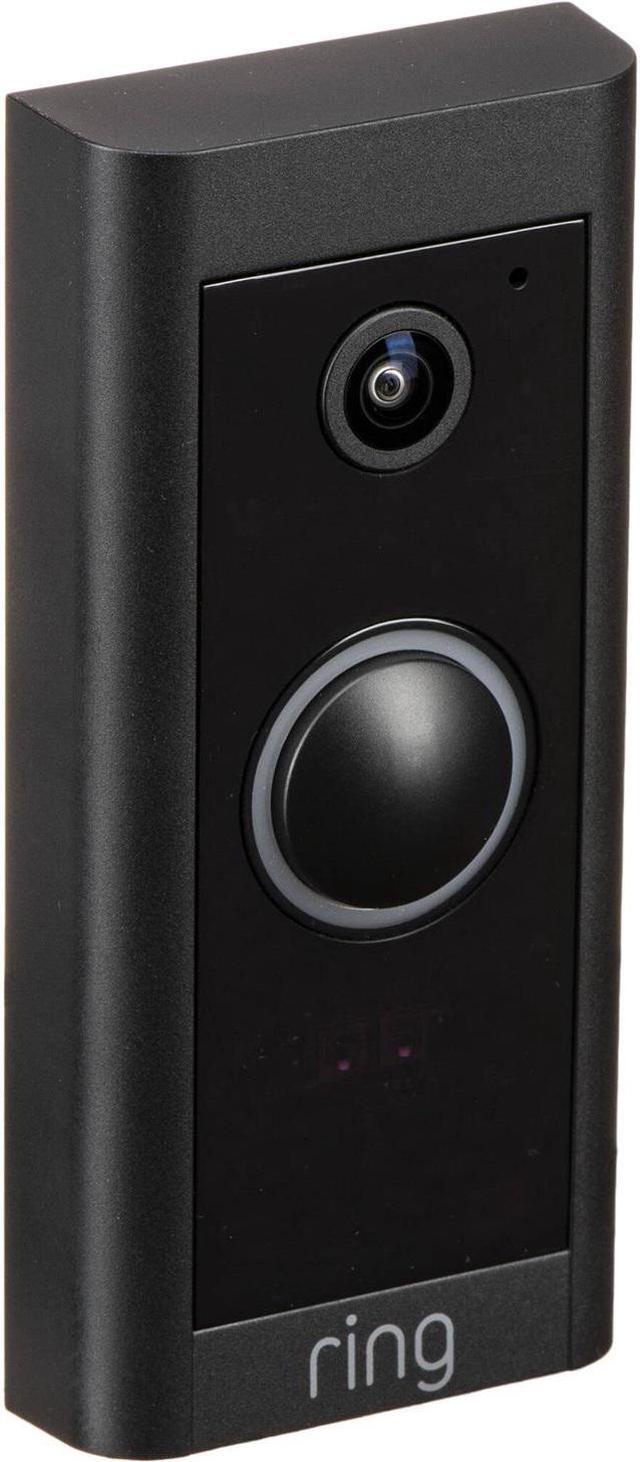 Alt view image 12 of 20 - Ring Wi-Fi Video Doorbell Wired - Black
