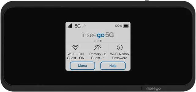 Alt view image 6 of 7 - inseego mifi m2000 5g and 4g lte hotspot t-mobile | all day battery life | wifi 6 technology