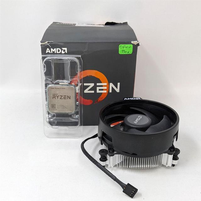 Alt view image 2 of 8 - AMD RYZEN 5 2600 6-Core 3.4 GHz (3.9 GHz Max Boost) Socket AM4 65W YD2600BBAFBOX Desktop Processor