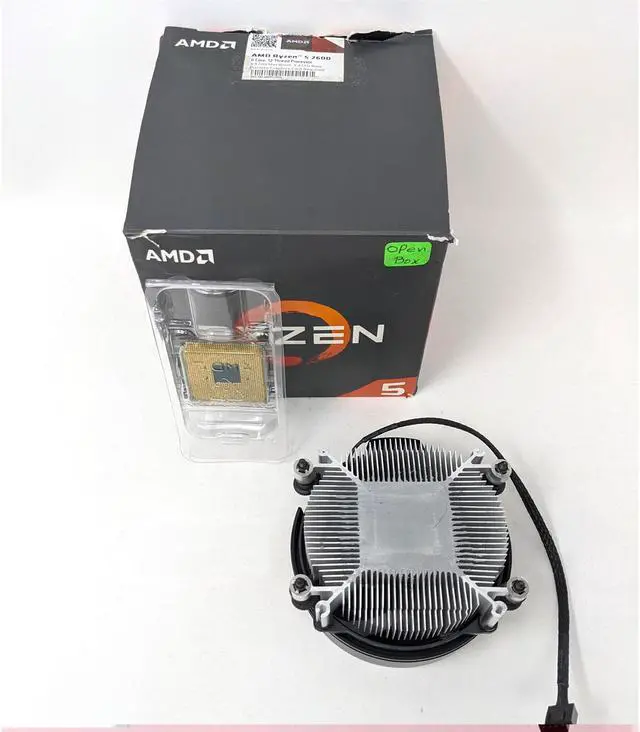 Alt view image 5 of 8 - AMD RYZEN 5 2600 6-Core 3.4 GHz (3.9 GHz Max Boost) Socket AM4 65W YD2600BBAFBOX Desktop Processor