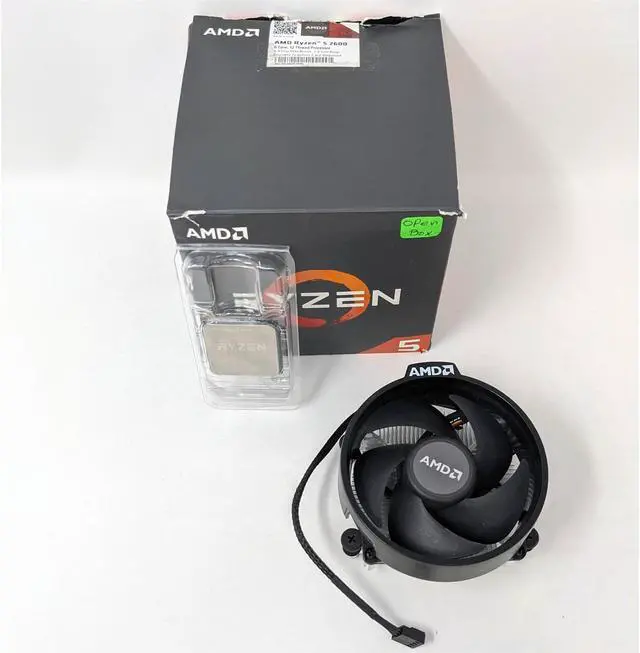 Alt view image 4 of 8 - AMD RYZEN 5 2600 6-Core 3.4 GHz (3.9 GHz Max Boost) Socket AM4 65W YD2600BBAFBOX Desktop Processor