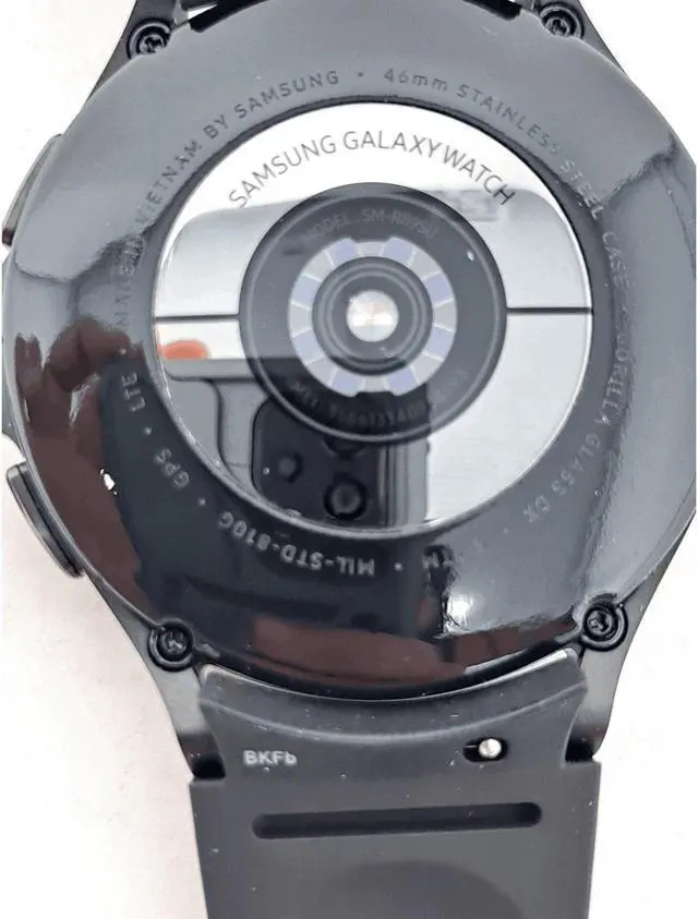 Alt view image 5 of 5 - Samsung Galaxy Watch 4 Classic 46MM SM-R895U Smartwatch - Black - Good