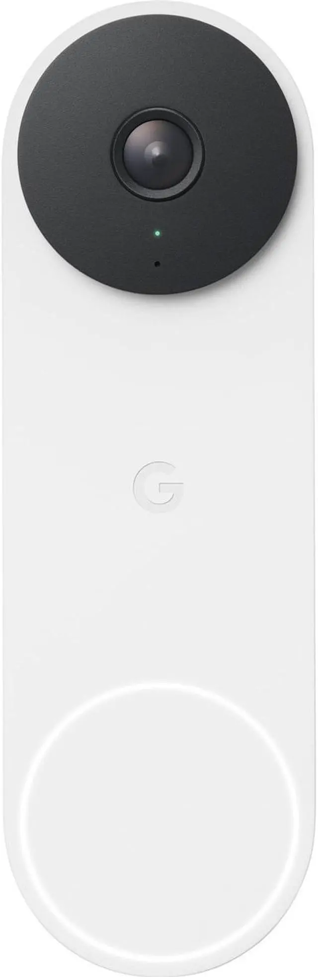 Alt view image 3 of 5 - Google Nest 2nd Gen GA02767-US Wired Doorbell Security Camera - Snow - Open Box
