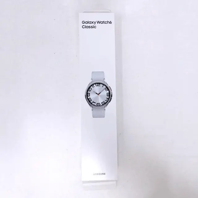 Alt view image 3 of 7 - Samsung Galaxy Watch 6 Classic 47mm SM-R960 Bluetooth Smartwatch - Silver -International Version (Latin Version)