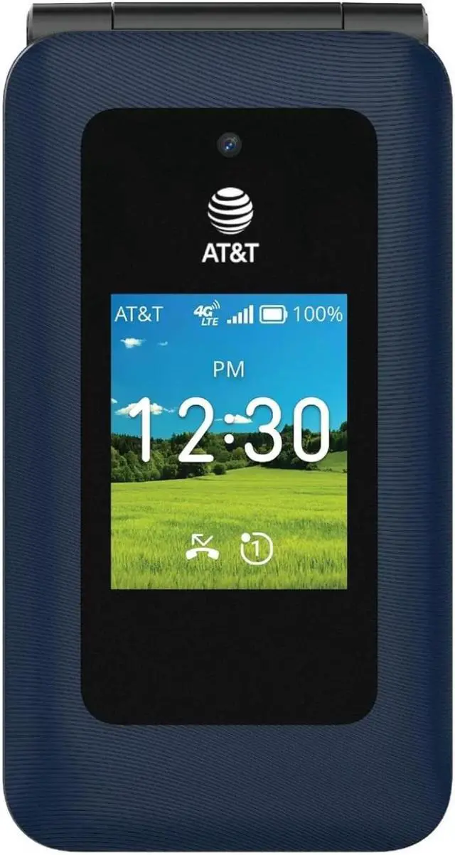 Main image of AT&T 6723D Cingular Flex 2 4GB Prepaid 4G LTE Flip Phone - Classic Navy