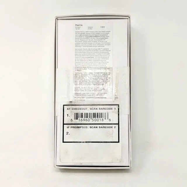 Alt view image 4 of 7 - Google Pixel 6a 5G GX7AS 128GB Total by Verizon 6.1 in 6GB RAM Smartphone - Charcoal