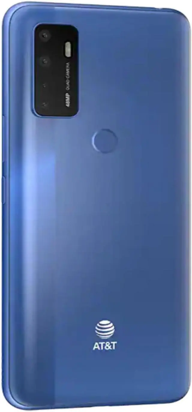 Alt view image 7 of 7 - AT&T Radiant Max 5G 64GB EA211001 4GB RAM 6.8 in LTE Prepaid Phone - Electric Blue