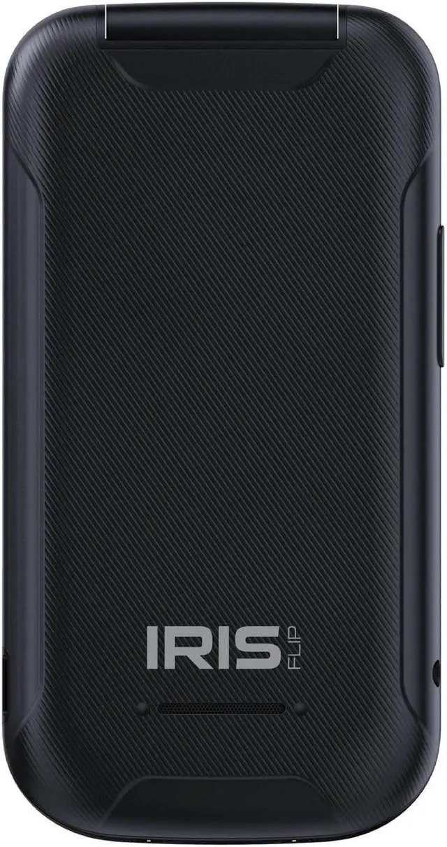 Alt view image 2 of 7 - Consumer Cellular Iris 4G LTE 8GB 3.2 in 1GB RAM Flip Phone - Black