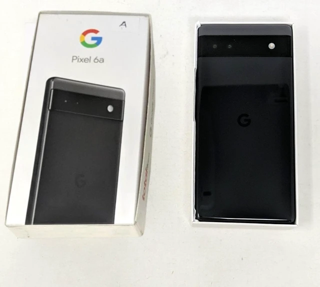 Alt view image 2 of 7 - Google Pixel 6a 5G GX7AS 128GB Total by Verizon 6.1 in 6GB RAM Smartphone - Charcoal - Mint