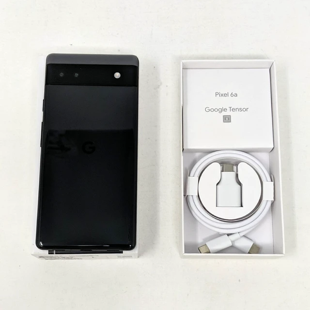 Alt view image 3 of 7 - Google Pixel 6a 5G GX7AS 128GB Total by Verizon 6.1 in 6GB RAM Smartphone - Charcoal - Mint