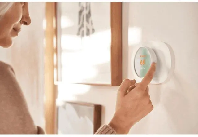 Alt view image 7 of 7 - Google Nest GA01837-US Thermostat Trim Kit Wall Plate Cover - Snow - Open Box