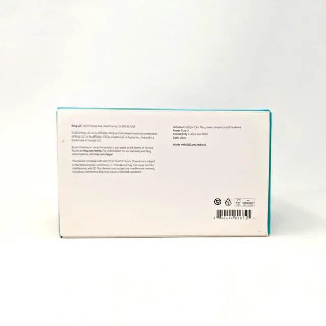 Alt view image 5 of 7 - Ring Outdoor Cam Plus, Plug-In Battery  2K Video with Ring Vision, white