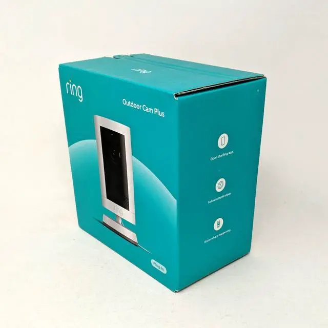 Alt view image 7 of 7 - Ring Outdoor Cam Plus, Plug-In Battery  2K Video with Ring Vision, white