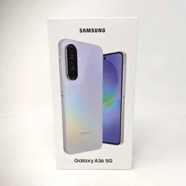 Alt view image 3 of 7 - Samsung Galaxy A36 5G 256GB SM-A366E/DS GSM Unlocked 6.7 inch 8GB RAM Smartphone-Awesome Lavender / Violet - New