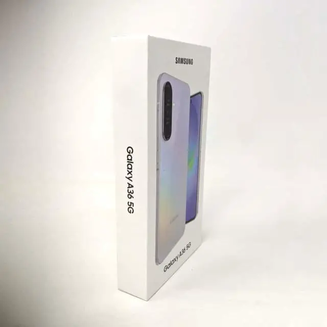 Alt view image 7 of 7 - Samsung Galaxy A36 5G 256GB SM-A366E/DS GSM Unlocked 6.7 inch 8GB RAM Smartphone-Awesome Lavender / Violet - New